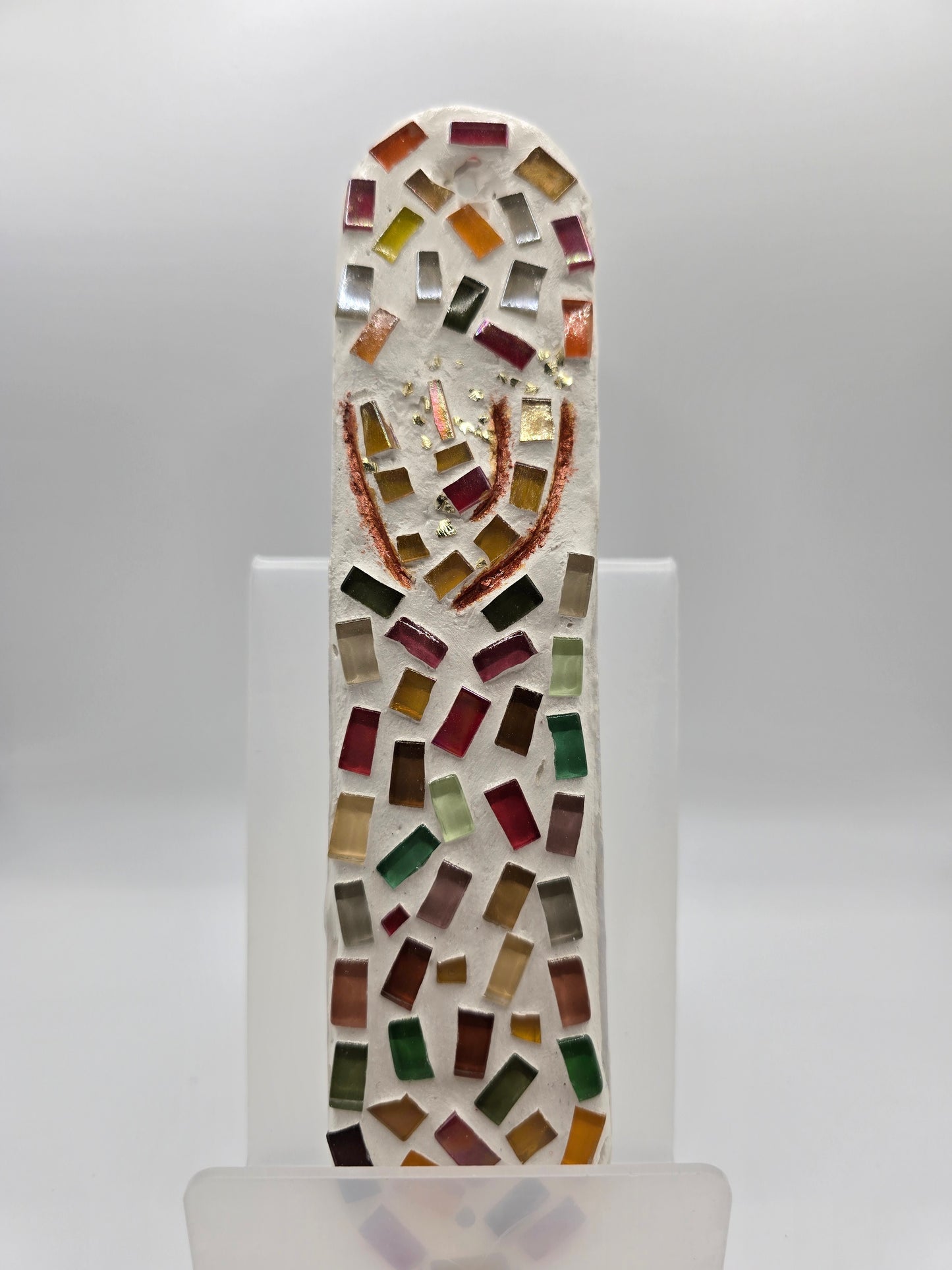 Handcrafted Mosaic Mezuzah Case – Radiant Judaica Art