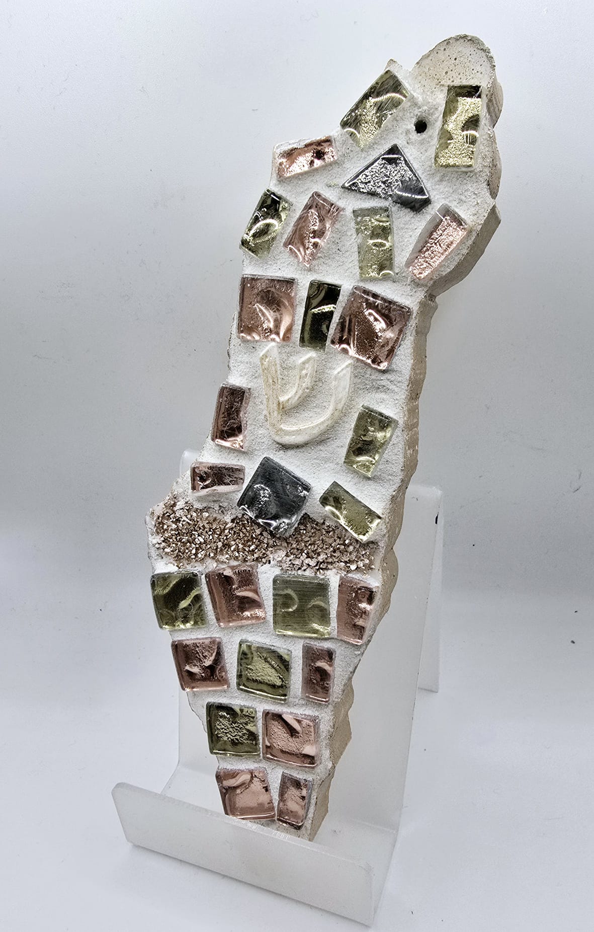 Handcrafted Israel Mosaic Mezuzah Case – Unique Judaica Art