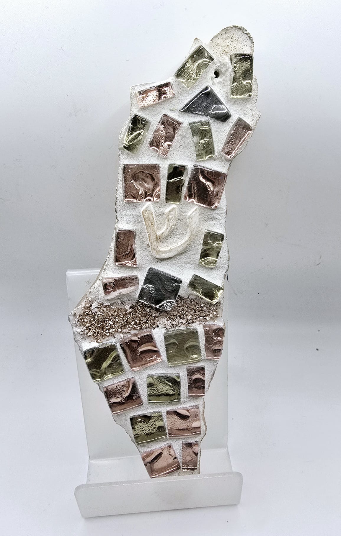 Handcrafted Israel Mosaic Mezuzah Case – Unique Judaica Art