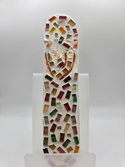 Handcrafted Mosaic Mezuzah Case – Radiant Judaica Art