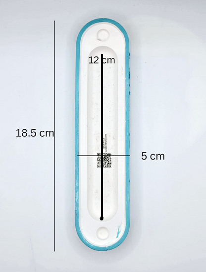 Handcrafted Stone Mezuzah Case with Western Wall Design – Modern Judaica