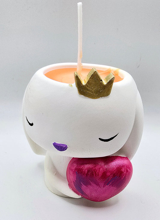 Bunny Candle Holder with Freesia Scent