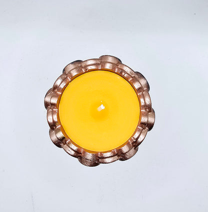 Handcrafted Scented Candle in Artistic Holder – Customizable Fragrance